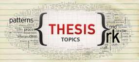 Thesis Topics